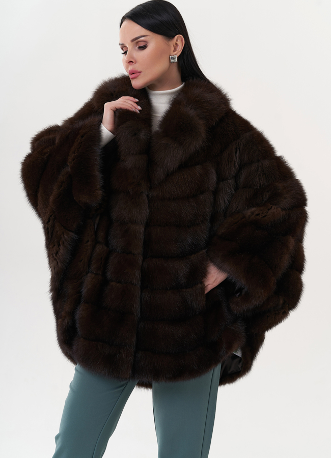 Шуба из куницы  модель № 26173 универмаг малина