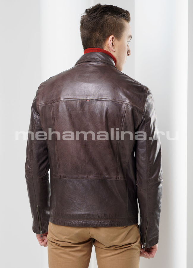 Куртка кожаная модель № KP-140 в кредит