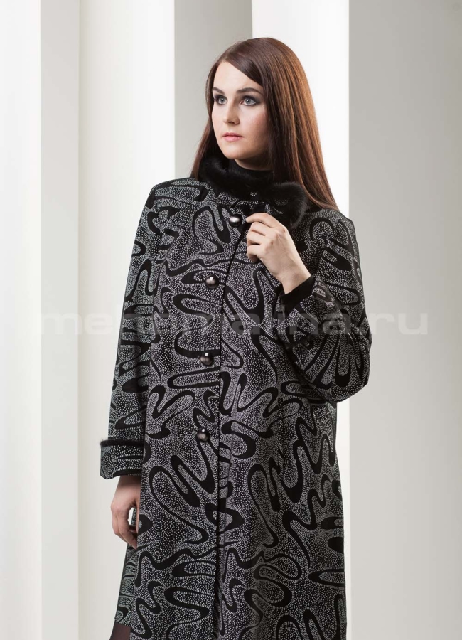 фото Манто из замши с 