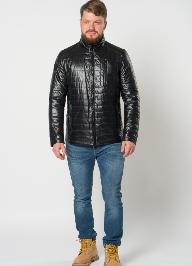фото Мужская куртка в черном цвете модель № 21597