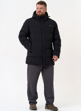 Мужской пуховик с капюшоном