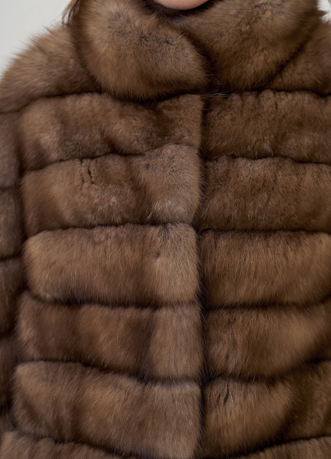 Куртка из куницы модель № 78899 в рассрочку