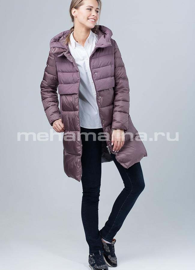 фото Пуховик в синем цвете модель № П-235