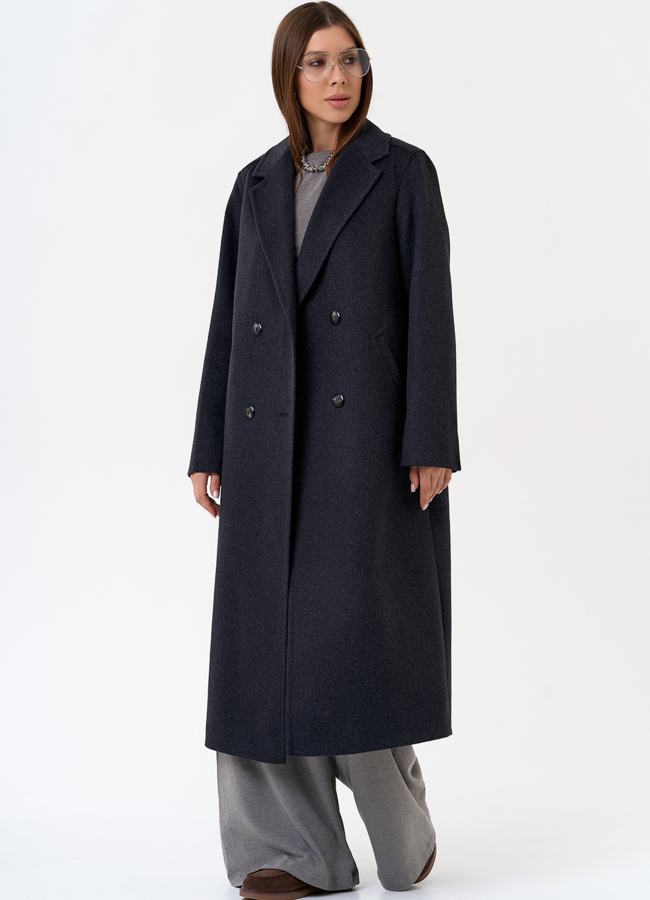 Женское пальто с английским воротником модель № 31334 универмаг малина