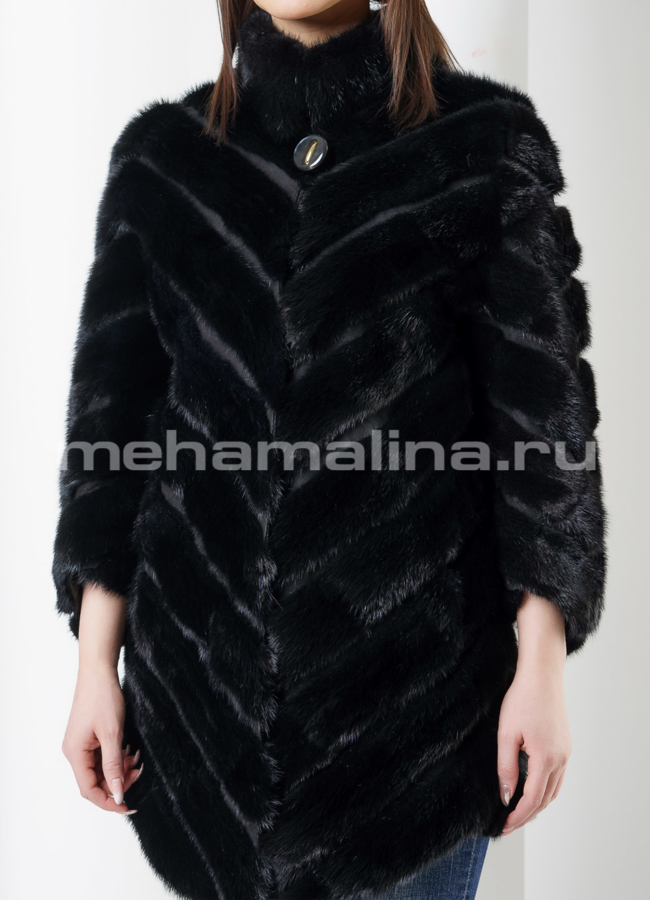 Укороченный жакет модель № M-154 универмаг малина