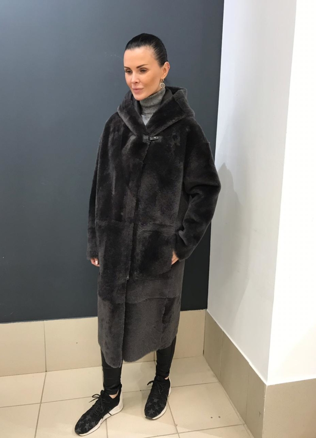 Дубленка Variance модель № KT61115 меха малина