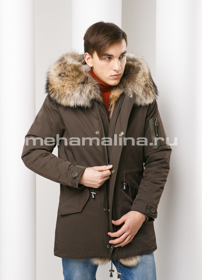 Мужская парка модель № KM-28 универмаг малина