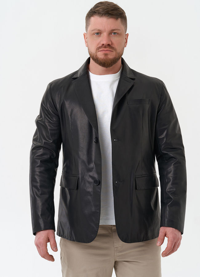 Мужской пиджак из натуральной кожи модель № 30072 универмаг малина Мужской пиджак из натуральной кожи модель № 30072 универмаг малина