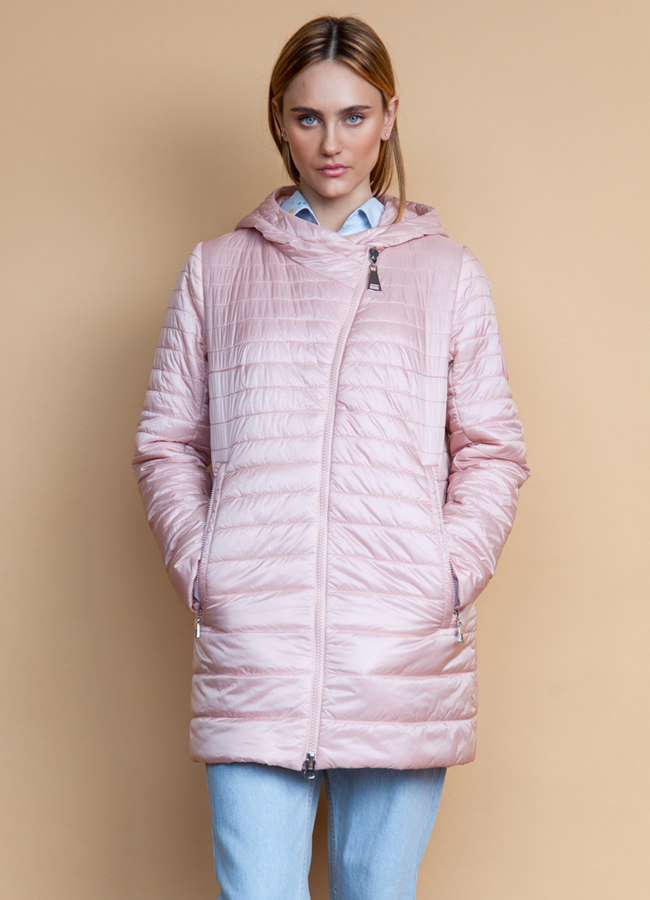 Куртка модель № 147 меха малина