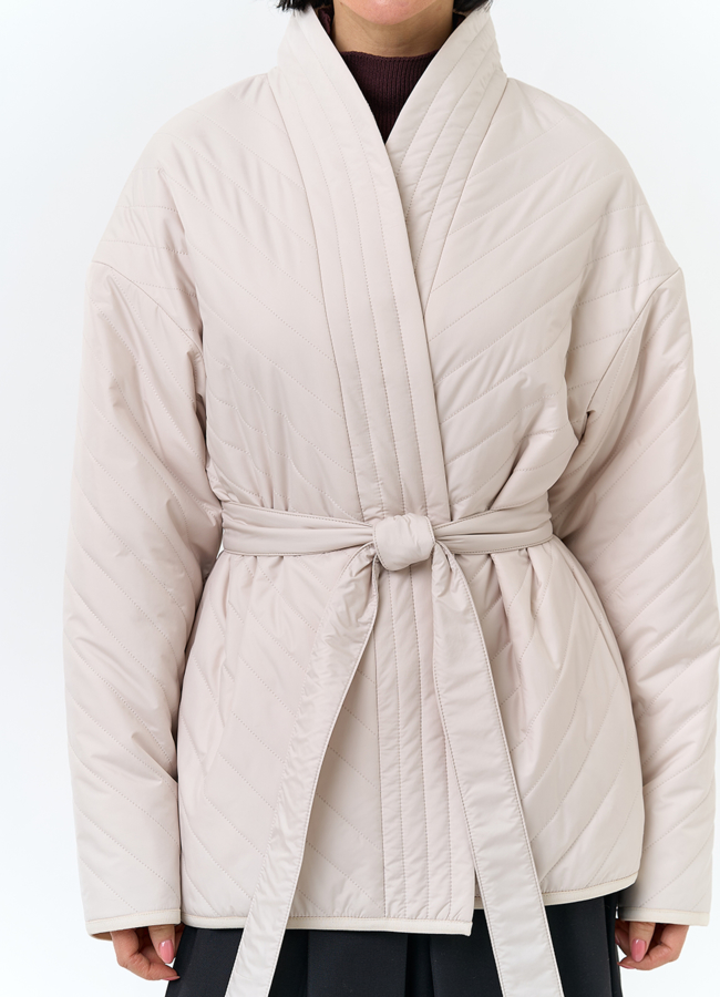 Женская куртка кимоно с поясом модель № 32802 универмаг малина