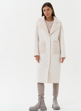 Двустороннее демисезонное пальто с экомехом