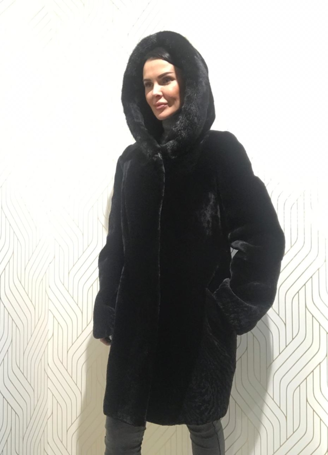 фото Шуба из мутона модель № Р-89