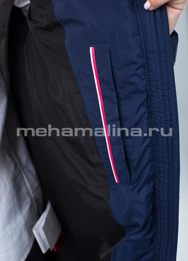 Пуховик зимний удлиненный модель № П-264 универмаг малина