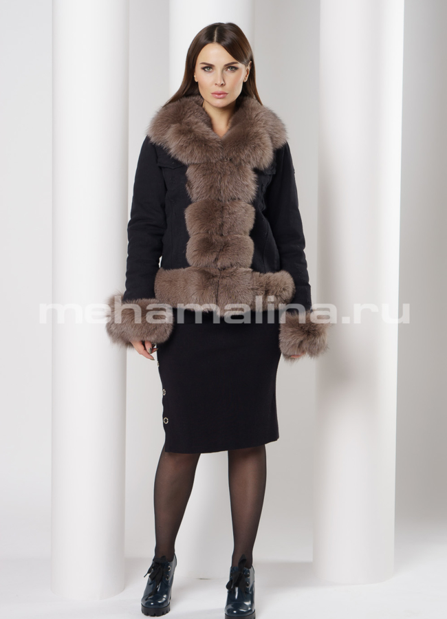 Парка джинсовая модель № П-298 в рассрочку