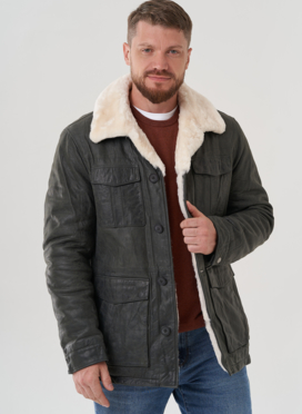 Куртка мужская из натуральной кожи 
