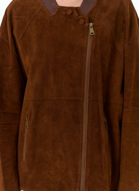 Женская куртка из натуральной замши 