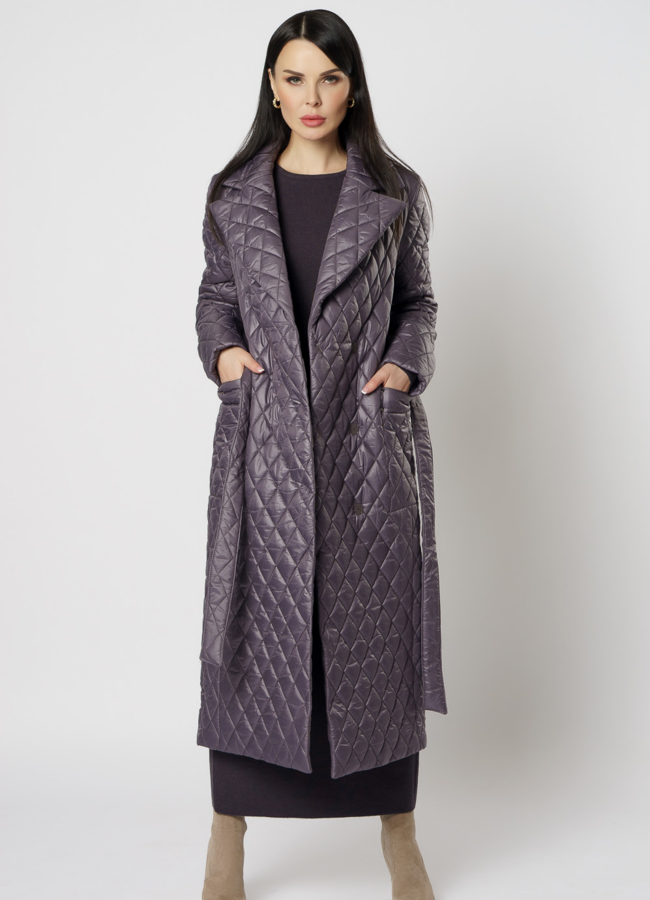 Женское пальто из плащевой ткани модель № 17785 универмаг малина