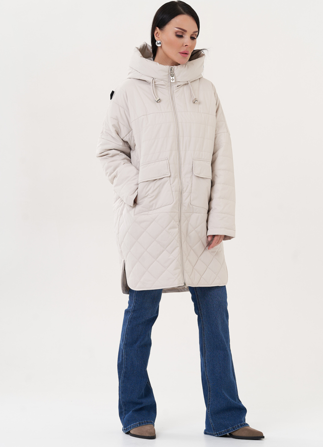 фото Пуховик с капюшоном модель № 26976