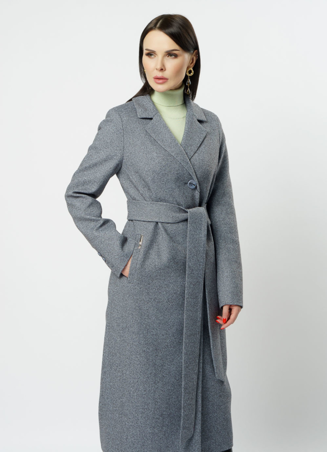 Женское приталенное пальто модель № 19102 универмаг малина Женское приталенное пальто модель № 19102 универмаг малина