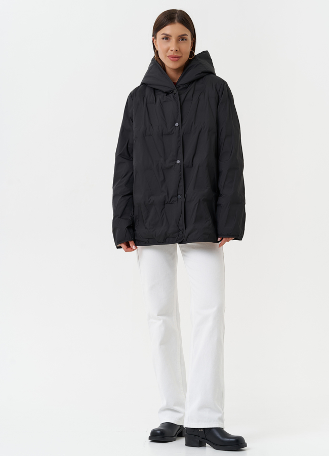 Женская куртка с капюшоном модель № 27875 в кредит