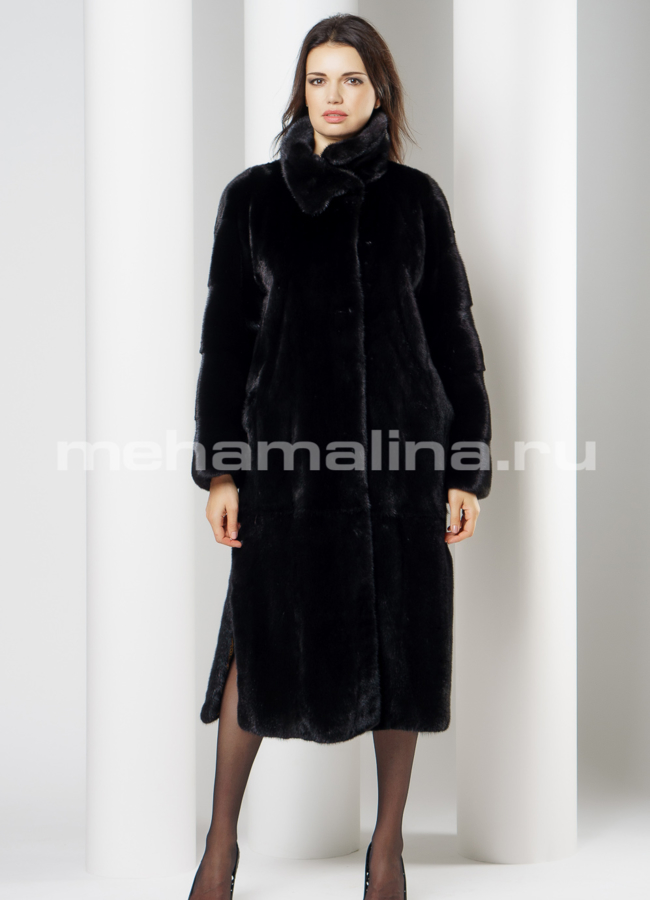 Норковая шуба  модель № S-647 универмаг малина
