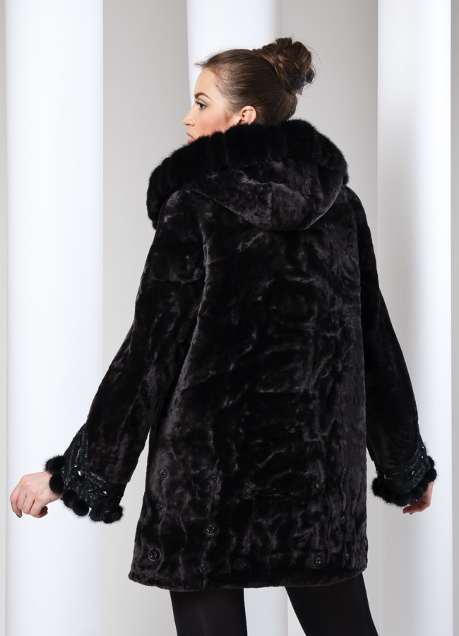 Шуба астраган модель № S-14 в кредит