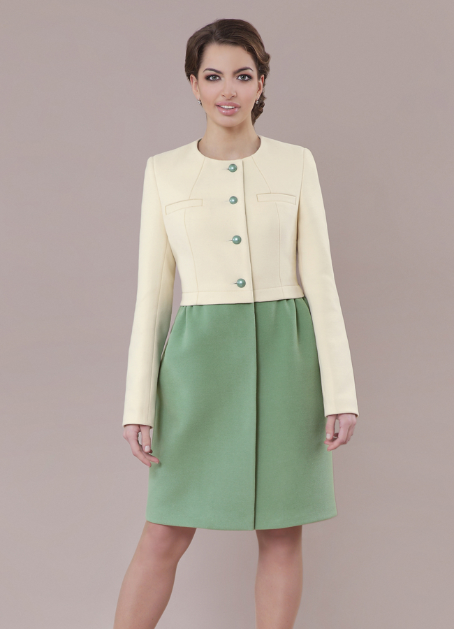 Пальто из турецкого велюра модель № М-370-1 меха малина