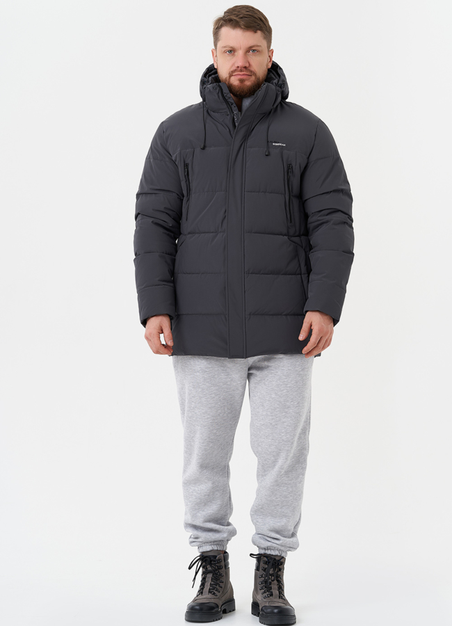 фото Мужской пуховик с капюшоном модель № 28264