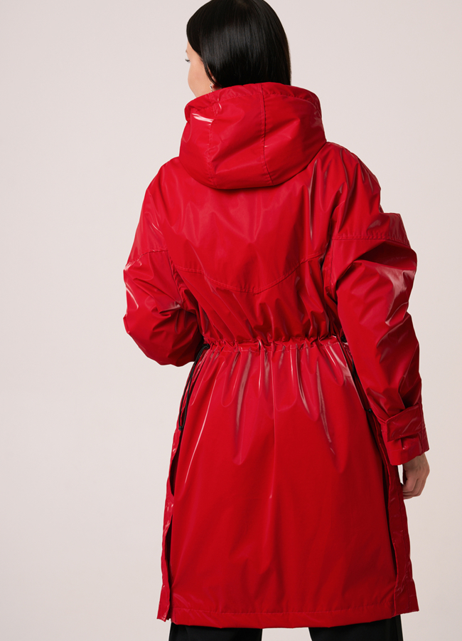 Плащ женский с капюшоном модель № 110 в кредит