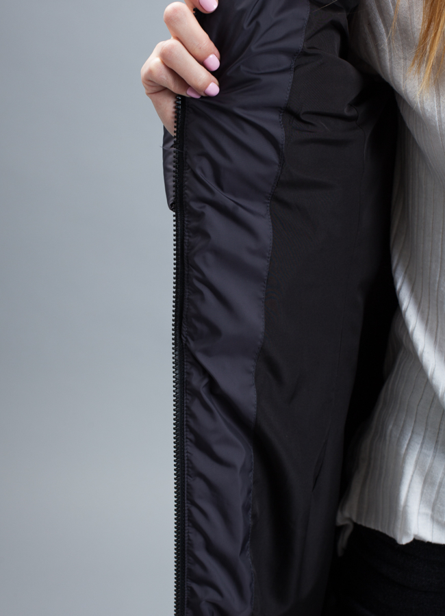 Пуховик женский на биопухе модель № П-319 в рассрочку