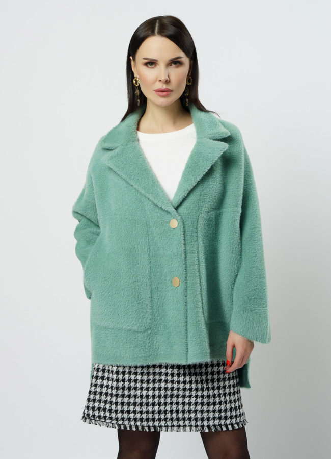 Женский кардиган в мятном цвете модель № 992 универмаг малина