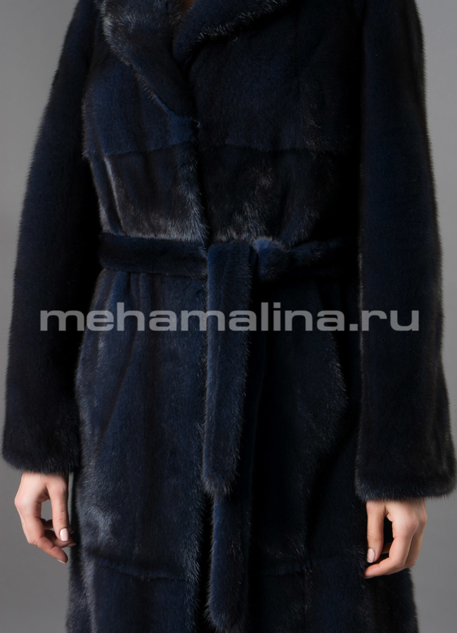 Норковая шуба модель № S-663 универмаг малина