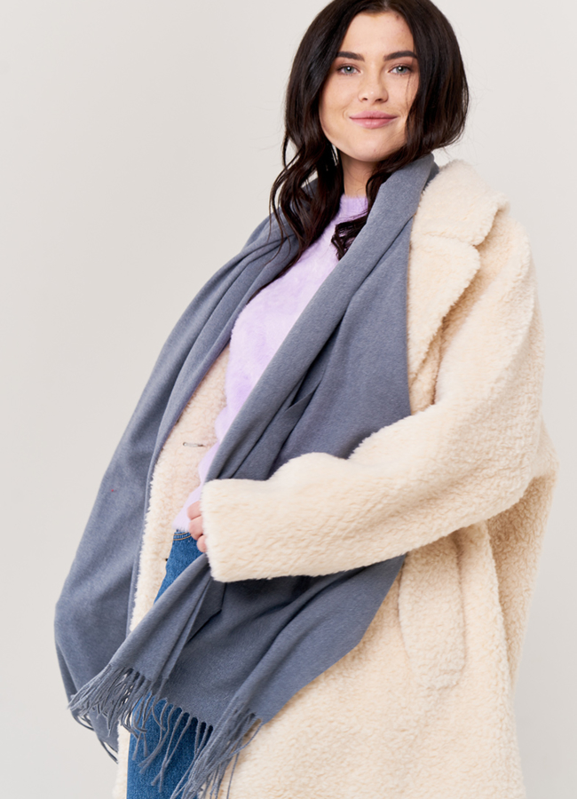 Палантин модель № 34 меха малина