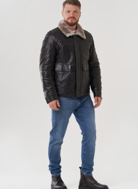 Куртка мужская из натуральной кожи 