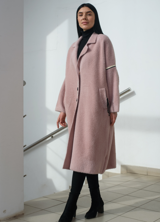 фото Женский кардиган оверсайз с английским воротником  модель № 22482