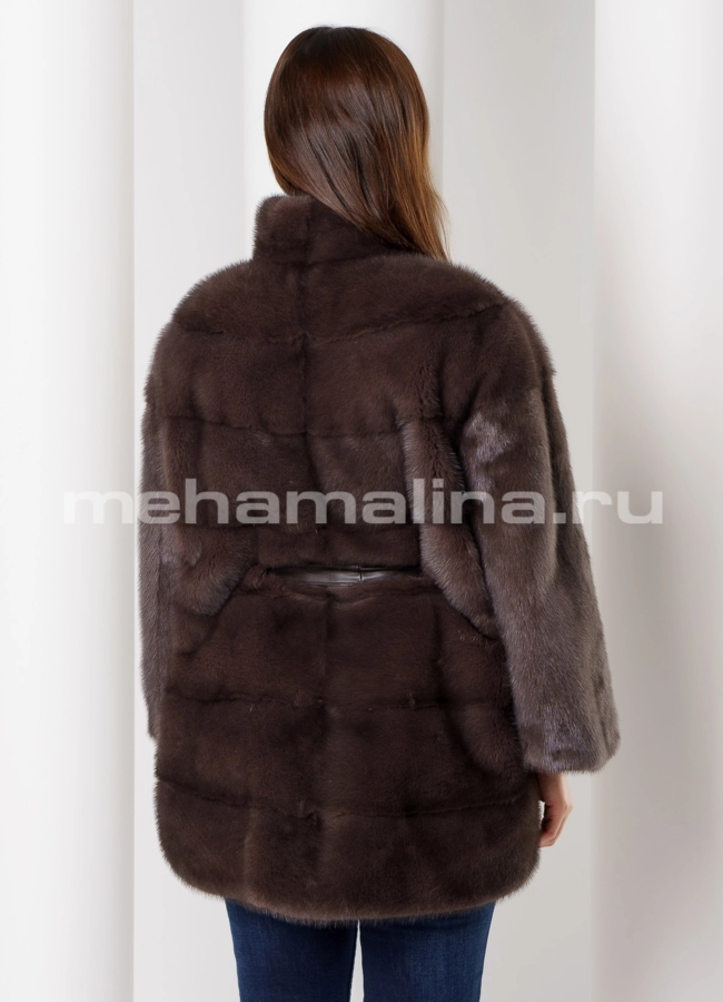 Укороченная шуба модель № S-658 в кредит