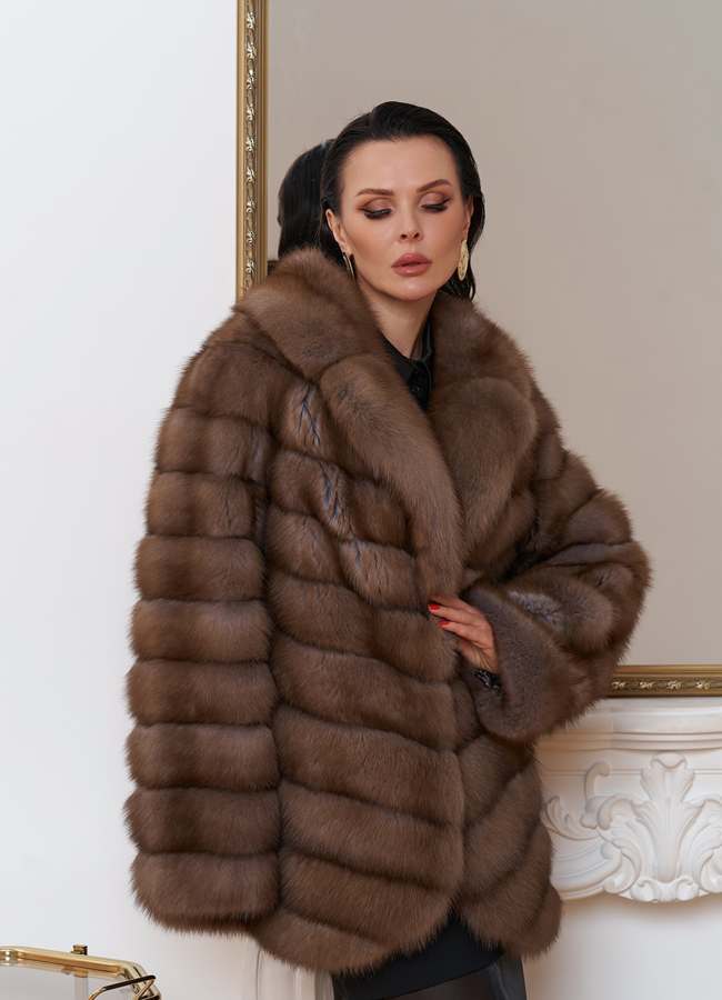 фото Шуба из куницы модель № 26265 фото Шуба из куницы модель № 26265