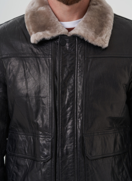 Куртка мужская из натуральной кожи 