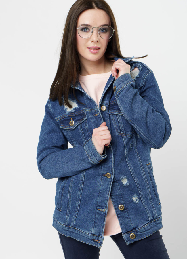 Куртка джинсовая  модель № 362 универмаг малина