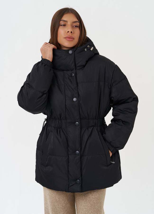 Женская куртка с капюшоном модель № 28510 в кредит