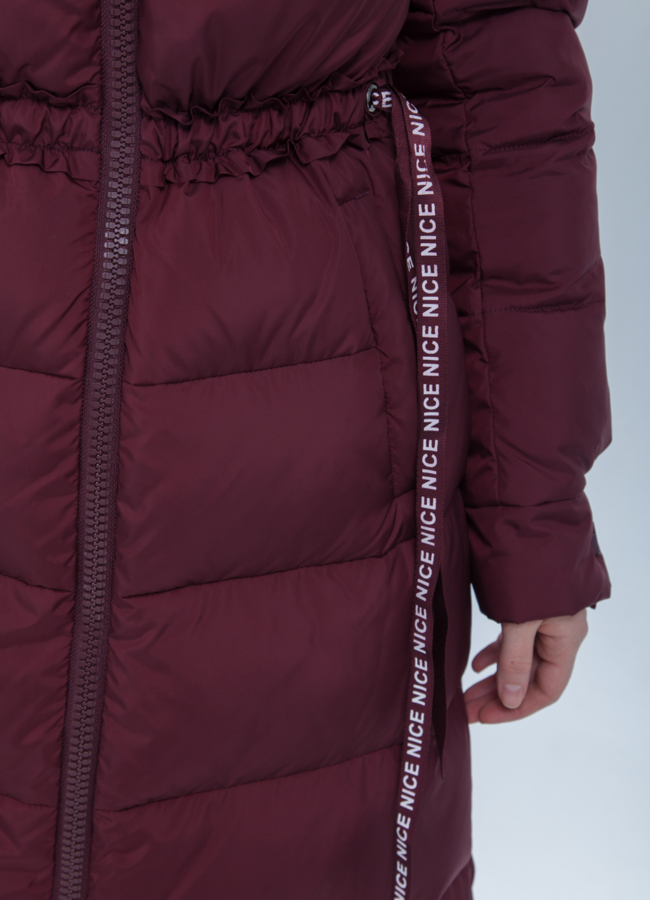 Пуховик женский на биопухе модель № П-361 в кредит