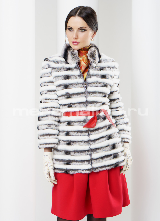 Жакет Rex модель № M-96 меха малина