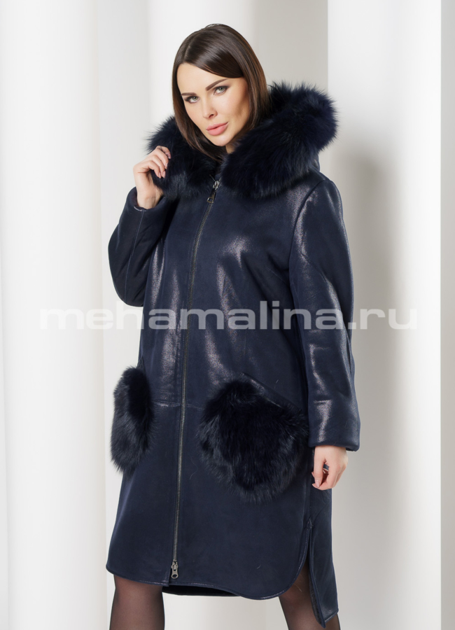 фото Женская дубленка модель № 1778