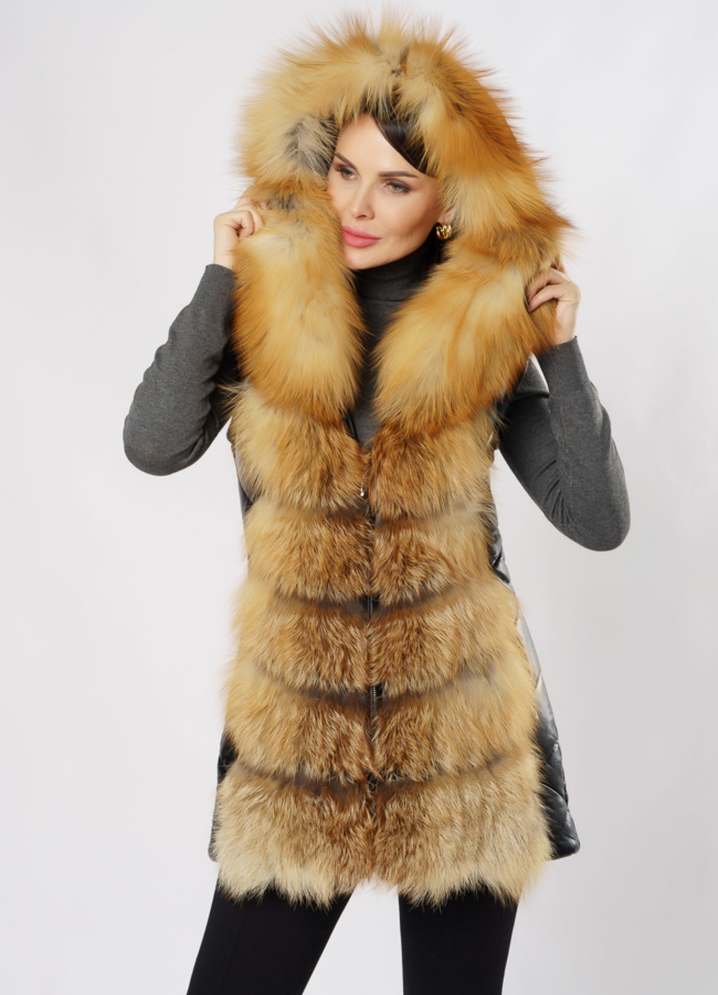 Пуховик трансформер из эко кожи модель № 980 универмаг малина