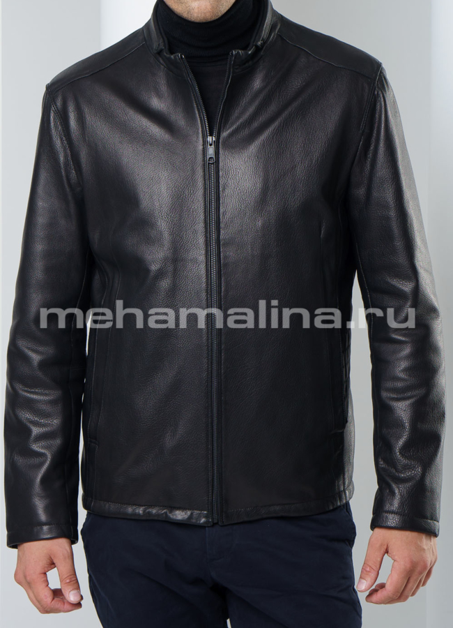 Кожаная куртка модель № KP-188 в кредит