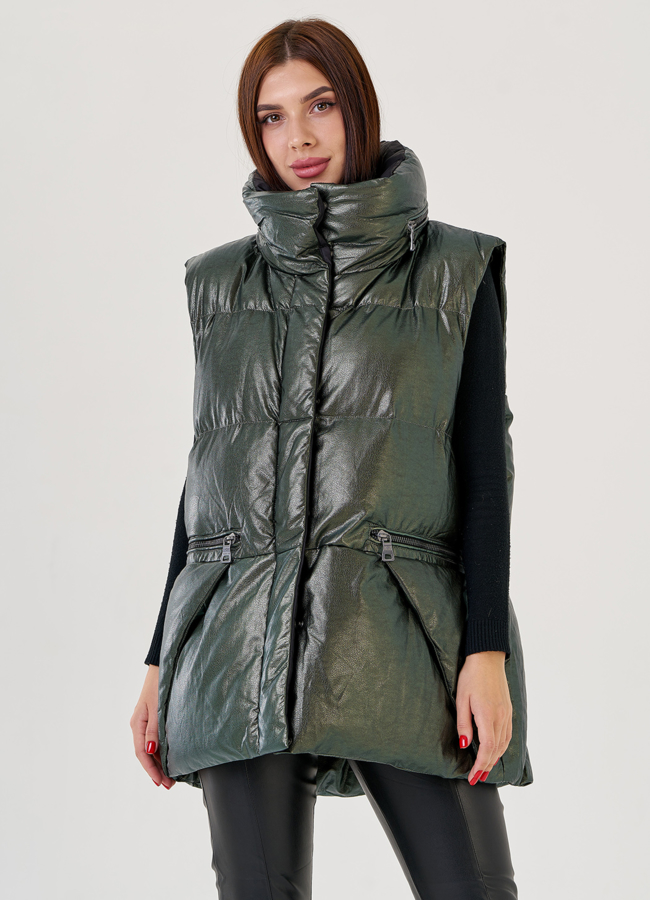 фото Женский эко пуховик-трансформер Malina Siberian модель № 23439