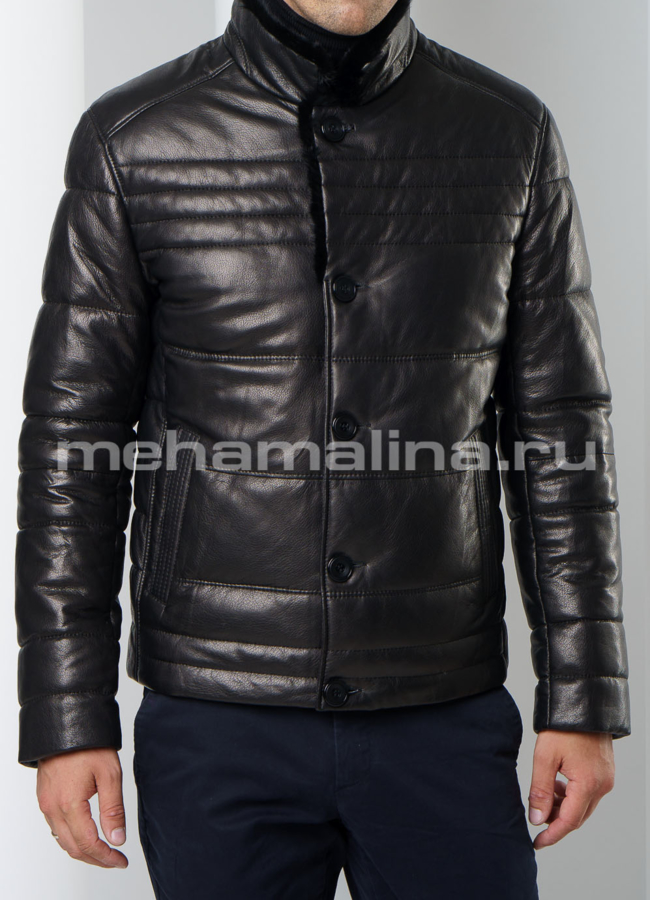 Мужской пуховик модель № ПМ-86 универмаг малина