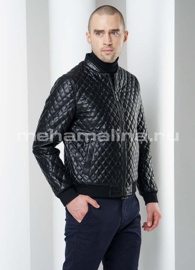 Мужская куртка на резинке модель № KP-202 универмаг малина