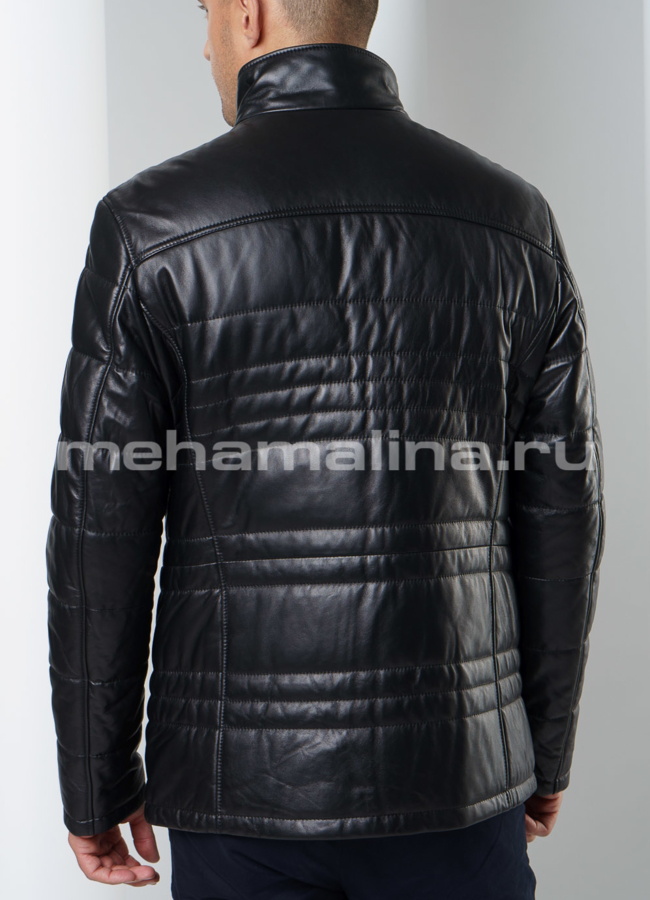 фото Куртка черного цвета  модель № KP-194