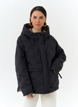Женская двухсторонняя куртка с капюшоном